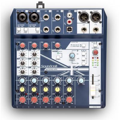 Compact Mixer 8 Channels - Blue